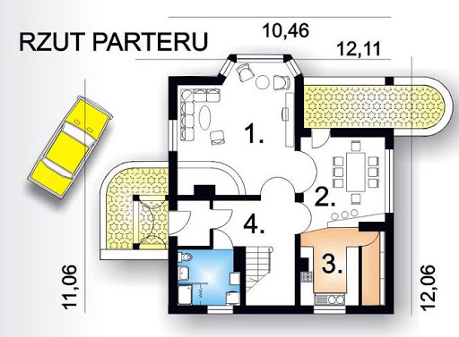 BR-017p - Rzut parteru