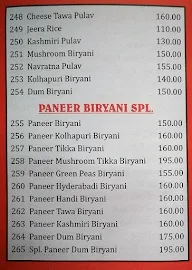 Udipi Bhuvan menu 7