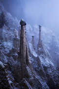 Alien Landscape, Dolomites, Italy.