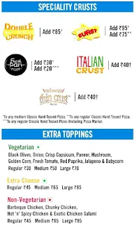 Domino's Pizza menu 3