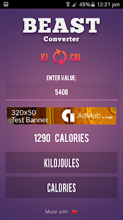 Lastest kJ to Calories APK for Android