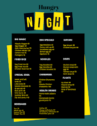 Hungry Night menu 1