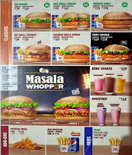 Burger King menu 2