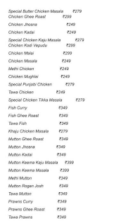 Paratha House menu 1