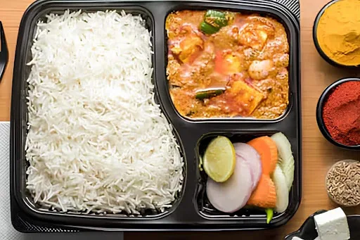 Basmati Rice With Matar Paneer [4 Pieces]