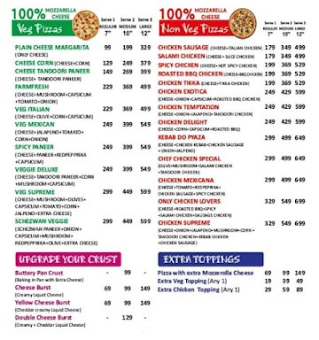 Cheezza Point menu 