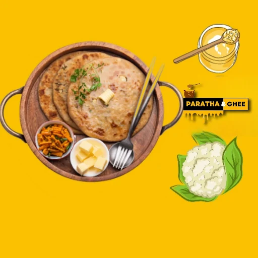 Gobhi Paratha [Desi Ghee]