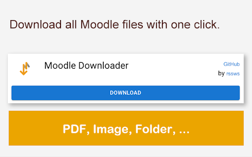 Moodle Downloader