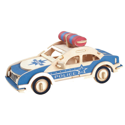 Title 5, Wooden 3D three-dimensional puzzle for building...