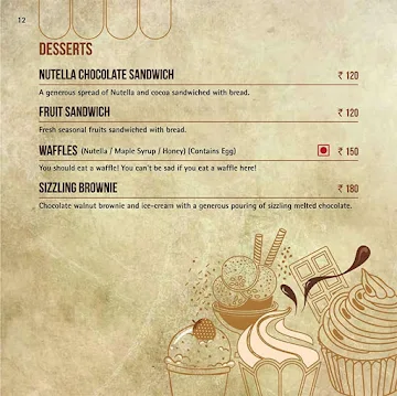 Big Cup Cafe menu 