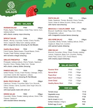 Shalini's Salads menu 1