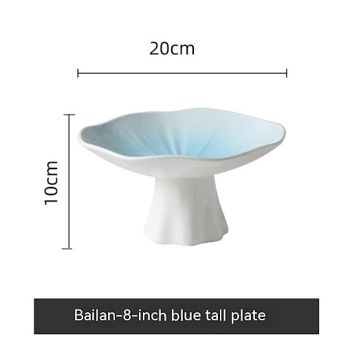Title 3, Ceramic Home Snacks High-leg Plate Display Dish...