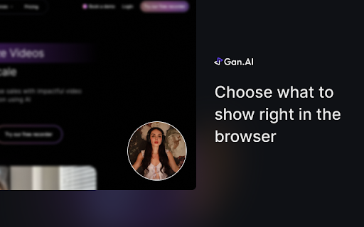 Gan.AI - Free Screen & Camera Recorder