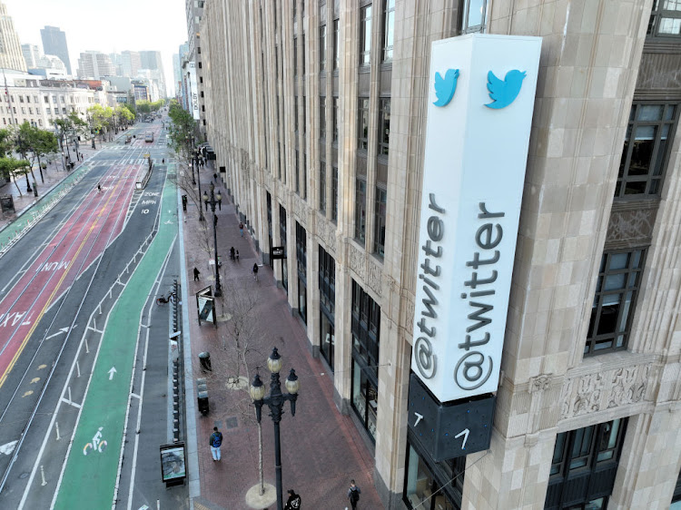 Twitter headquarters in San Francisco, California. Picture: JUSTIN SULLIVAN/GETTY IMAGES