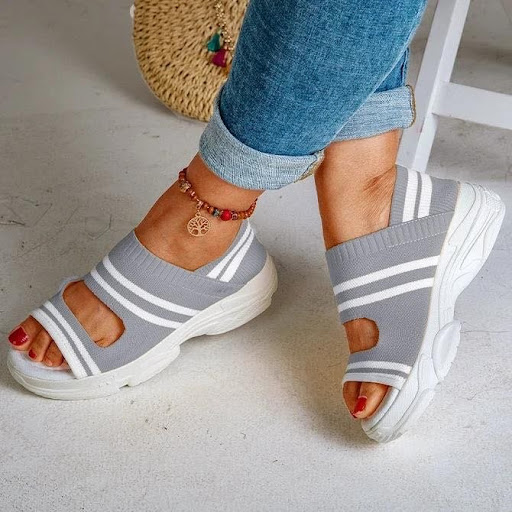 Title 8, Womens Knitted Sandals