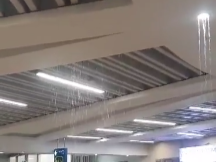 Leaking roof of the Jomo Kenyatta International Airport