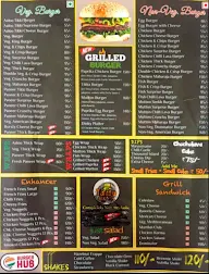 Burger Hub menu 1