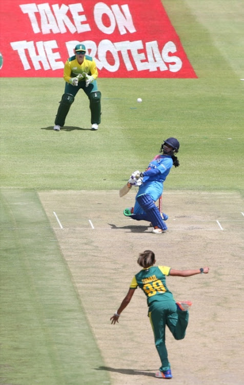 Mithali Dorai Raj of India during the 5th Womens T20 International match between South Africa and India at PPC Newlands on February 24, 2018 in Cape Town.