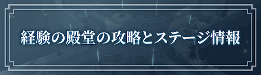 経験の殿堂攻略