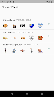 Stickers de Uruguay y Argentina WAStickersApps Screenshot