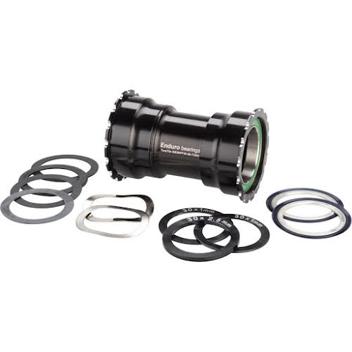 Enduro TorqTite Bottom Bracket: PF30, XD-15 Pro Angular Contact Ceramic Bearings