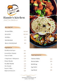 Hande's Kitchen - Assal Chav Vidarbhachi menu 3