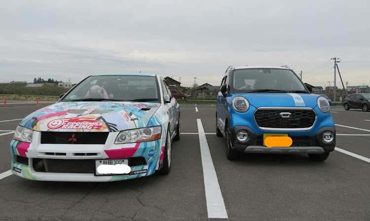 ランサーエボリューションの痛車天国超・ミクエボ・痛車フェス・黄桜の里・初音ミクに関するカスタム事例の投稿画像1枚目
