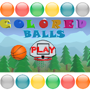 Colored Balls - Learn colors with basketball game  Icon