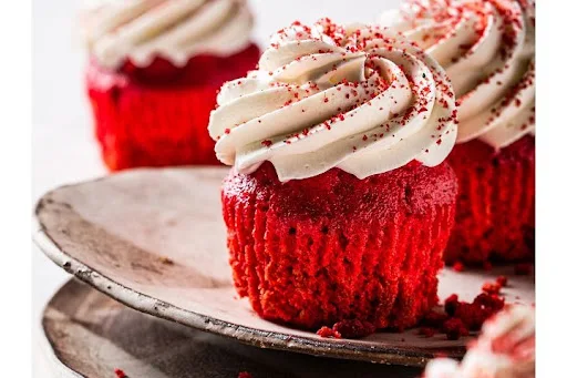 Eggless Red Velvet Cup Cake