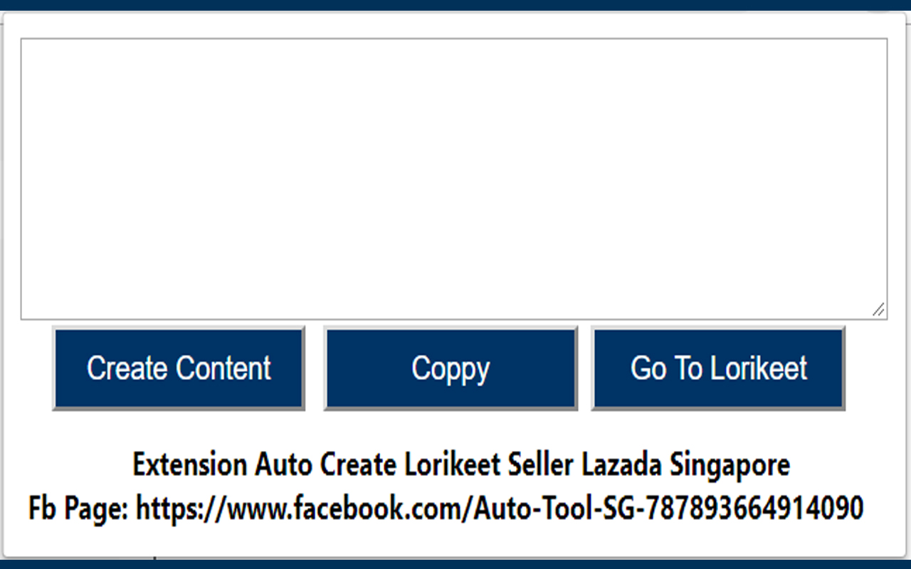 Auto Create Lorikeet Seller Lazada Singapore Preview image 5