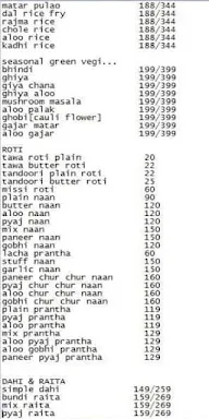 Rasoi menu 1