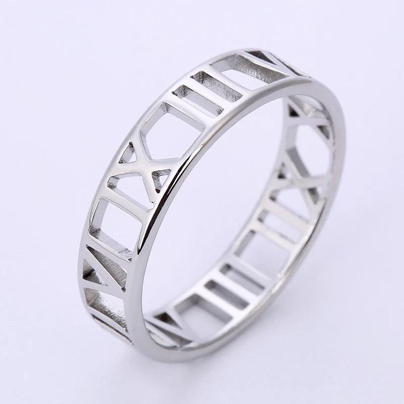 Anillo Sencillo de Acero Inoxidable para Mujer o Hombre Joyería de Moda Minimalista Diseño Elegante Resistente al Agua y Duradero Perfecto para Uso Diario