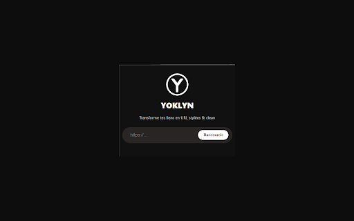 Yoklyn - Raccourcisseur de lien