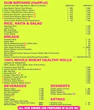 Pink Chilli menu 1