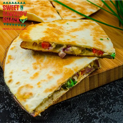 Harissa Chicken & Cheese Quesadillas