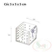 Cốc Trồng Cây Mica Ebi - Vn Đa Năng Ươm Cây Thủy Sinh Cho Ăn Bể Cá Tép