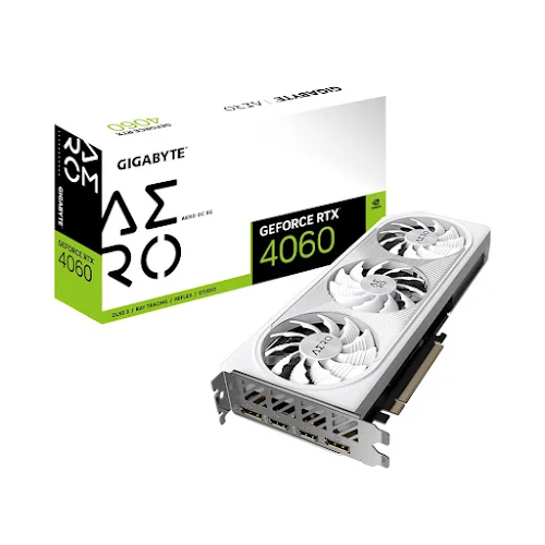 Card màn hình GIGABYTE GeForce RTX 4060 AERO OC 8G 8GB GDDR6 (GV-N4060AERO OC-8GD)