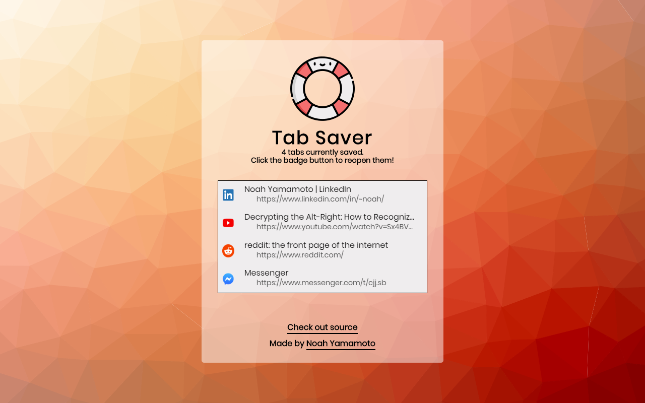 Tab Saver Preview image 2