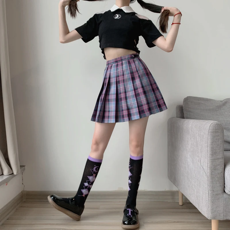 Title 3, Hiphop Street E-sports Girl Jk Uniform kalfskat...