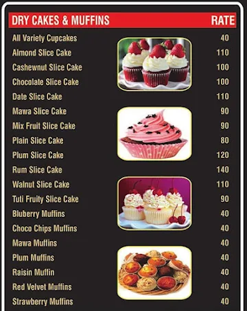 Bake N Nuts menu 