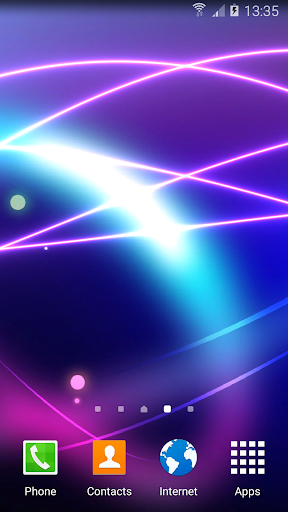 Neon Waves Live Wallpaper