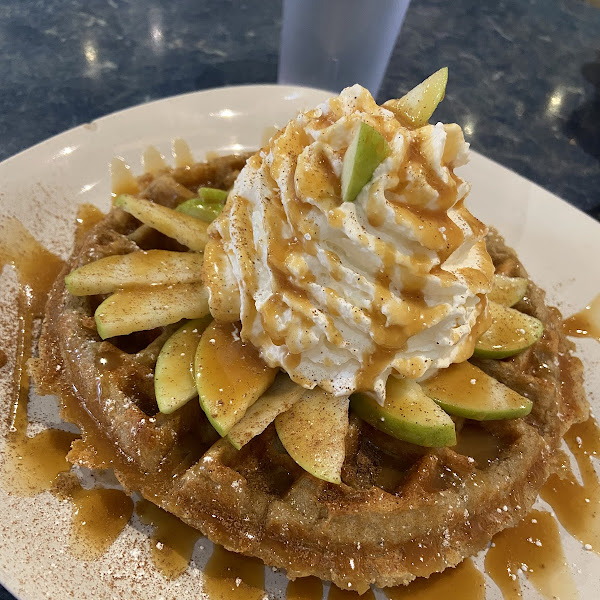 Caramel Apple waffle