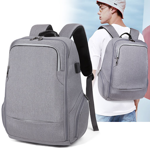 Title 5, USB Charging Backpack Student Function Men Prac...