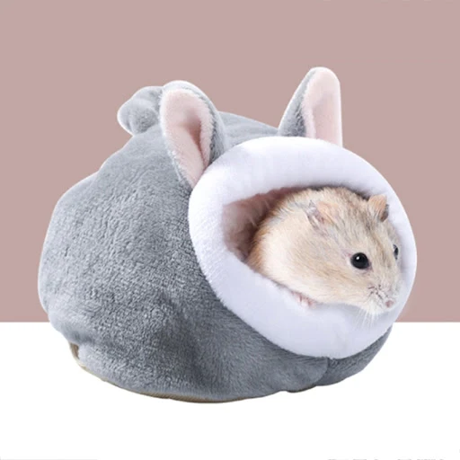 Hamster Pet House Winter Universal Guinea Pigs Nest Small Animal Sleeping Bed Hedgehog Plushy Bed Cage Accessories