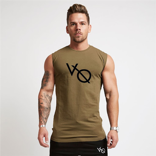 Title 4, Sleeveless Sports Mens Vest Fitness Running Br...