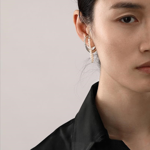 Title 2, Pearl Ear Clip Earrings for Women, Non-pierced,...