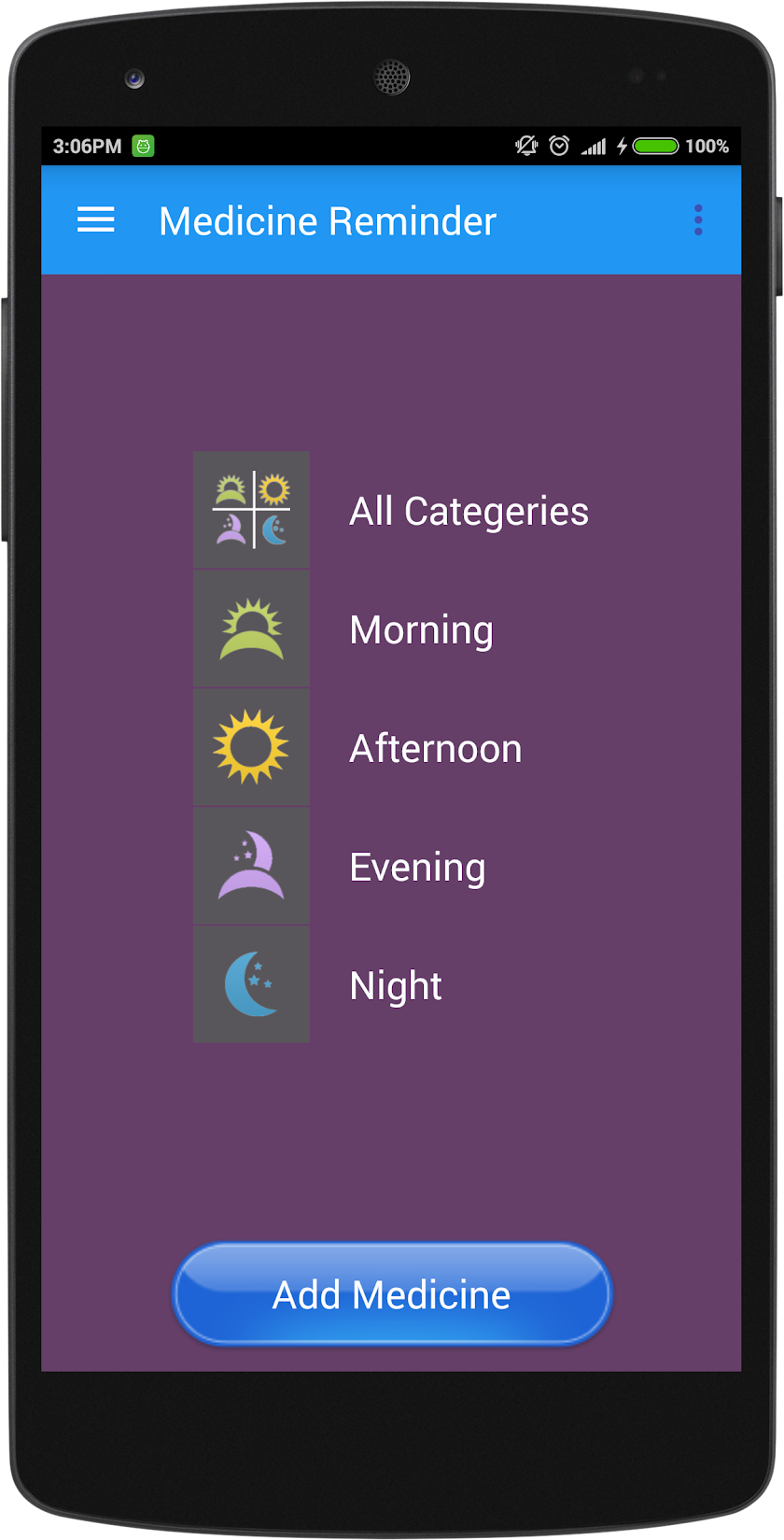 Medicine Reminder Alarm Screen 2