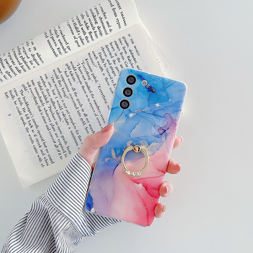 Title 5, Mobile Phone Case Frosted Glitter Watercolor de...