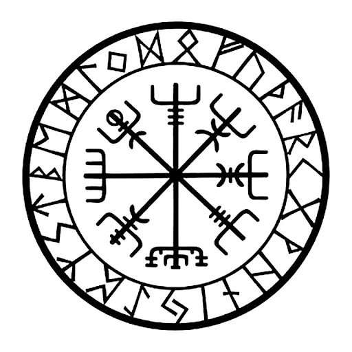 Title 2, Creative Compass Rune Vinyl Car Styling Decal. ...