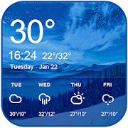 Blue sky forecast widget theme&clock 16.6.0.50076 Icon